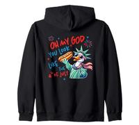 Oh Dios mío, te ves como el 4 de julio Sudadera con Capucha