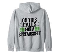 Oh, esto requiere un diseño divertido de analista de datos de hoja de cálculo Sudadera con Capucha