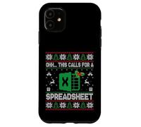 Oh, Esto Requiere un suéter de Hoja de cálculo Feo de Navidad Excel Carcasa para iPhone 11