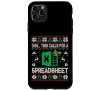 Oh, Esto Requiere un suéter de Hoja de cálculo Feo de Navidad Excel Carcasa para iPhone 11 Pro MAX