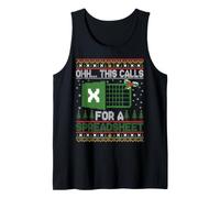 Oh, Esto Requiere un suéter navideño de Oficina con Hojas de cálculo Camiseta sin Mangas