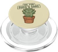 Oh, For Succ's Sake Funny Plant Pun Joke PopSockets PopGrip para MagSafe