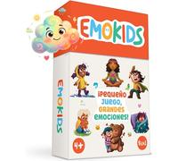 Oh Happy Games - EmoKids - Juego de Emociones para Ninos 4-10 Anos - 56 Cartas Ilustradas + 8 Mini-Juegos - Metodo Montessori & CNV - Comprender y Gestionar Emociones - Educativo Cooperativo