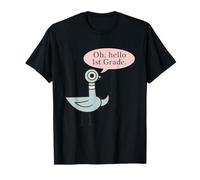 Oh Hello First Graders Cute Pigeon Profesor de Primer Grado Divertido Camiseta