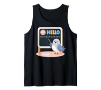 Oh, Hola Kindergarten Minimal Cute Pigeon Teacher Student Camiseta sin Mangas