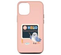 Oh, Hola Kindergarten Minimal Cute Pigeon Teacher Student Carcasa para iPhone 12/12 Pro