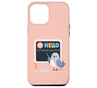 Oh, Hola Kindergarten Minimal Cute Pigeon Teacher Student Carcasa para iPhone 12 Pro MAX
