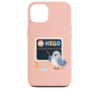 Oh, Hola Kindergarten Minimal Cute Pigeon Teacher Student Carcasa para iPhone 13