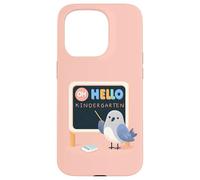 Oh, Hola Kindergarten Minimal Cute Pigeon Teacher Student Carcasa para iPhone 15 Pro