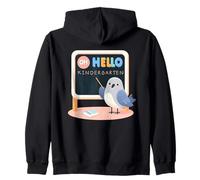 Oh, Hola Kindergarten Minimal Cute Pigeon Teacher Student Sudadera con Capucha