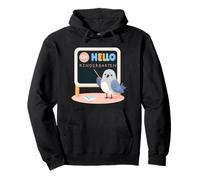 Oh, Hola Kindergarten Minimal Cute Pigeon Teacher Student Sudadera con Capucha