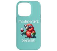 Oh Its Wine O Clock Drinking Parrot It's 5 O'Clock Somewhere Carcasa para iPhone 14 Pro