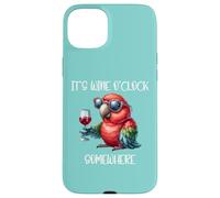 Oh Its Wine O Clock Drinking Parrot It's 5 O'Clock Somewhere Carcasa para iPhone 15 Plus