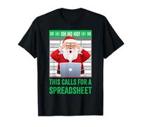Oh, jo, jo, Esto Requiere un suéter navideño con Hojas de cálculo Camiseta