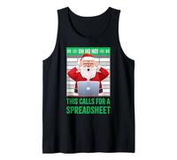 Oh, jo, jo, Esto Requiere un suéter navideño con Hojas de cálculo Camiseta sin Mangas
