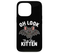 Oh Look The Sky Kitten - Juego de Palabras Kawaii para Halloween Carcasa para iPhone 13 Pro