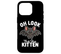 Oh Look The Sky Kitten - Juego de Palabras Kawaii para Halloween Carcasa para iPhone 16 Pro