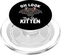 Oh Look The Sky Kitten - Juego de Palabras Kawaii para Halloween PopSockets PopGrip para MagSafe