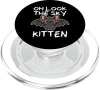 Oh Look The Sky Kitten - Juego de Palabras Kawaii para Halloween PopSockets PopGrip para MagSafe