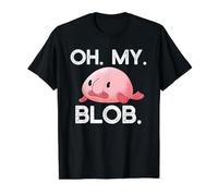 OH. MI. Blob. Divertido Blobfish Blob Fish Hilarante OMG Meme Camiseta gráfica económica, Hombre, Negro, S