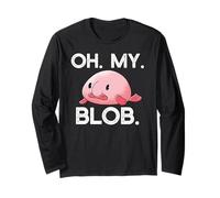 OH. MI. Blob. Divertido Blobfish Blob Fish Hilarante OMG Meme Manga Larga