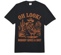 Oh Mira, a Nadie le Importa Goose Cowboy Ironic Comfort Colors Adult Heavyweight T-Shirt