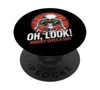 Oh Mira, Nadie Da Divertido Disfraz de Esqueleto PopSockets PopGrip Adhesivo