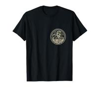 Oh Mira! Nadie Da Una Mierda Divertido Esqueleto Binoculares Humor Camiseta