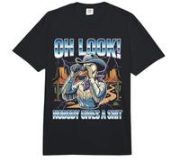 Oh Mira, Nadie Da Una Mierda Divertido Ganso Cowboy Meme Comfort Colors Adult Heavyweight T-Shirt