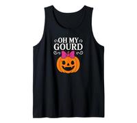 Oh My Gourd - Cara de Calabaza con Lazo Camiseta sin Mangas