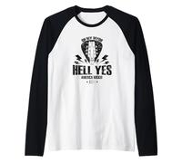 Oh, My My, Oh Hell Yes - Camiseta clásica de Rock Vintage Camiseta Manga Raglan