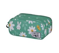 Oh My Pop! Blooming-Estuche Portatodo Trick Fan 2.2, Turquesa, 23 x 11 cm