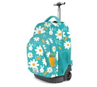 Oh My Pop! Blooming-Mochila Trolley GTS Fan, Turquesa, 32 x 47 cm, Capacidad 39 L