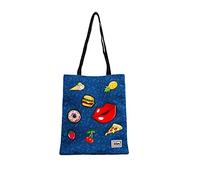 Oh My Pop! Bolsa de la Compra Shopping, 33 x 40 cm, Patches