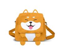 Oh My Pop Bolso Convertible Kawaii, Mochila Girl'S, Shiba Amarillo, One Size