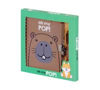 Karactermania Pack de diario A5 Oh My Pop Capybara – bolígrafo 6 colores – Multicolor