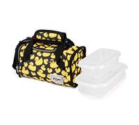 Oh My Pop! Cuac Estuche Portatodo Triple HS, Amarillo, 23 x 11 cm