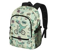 Oh My Pop! Dinorrr-Mochila Fight FAN 2.0, Verde, 31 x 44 cm, Capacidad 24 L