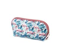 Oh My Pop! Flamenco Tropical-Bolsa de Aseo Jelly, Verde, 34 x 18 cm