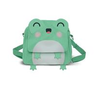 Oh My Pop Froggy-Bolso-Mochila Convertible Kawaii, Turquesa, 24 x 22 cm