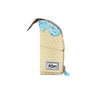 Oh My Pop! Ice Cream-Estuche Portatodo Vertical, Amarillo, 9 x 21 cm