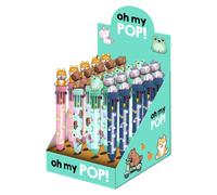 Oh my pop! mix-display stand 24 units 10 colour pen, multicolour