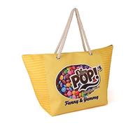 Oh My Pop Oh My Pop! Chococandy-Sunny Beach Bag Bolsa de Tela y de Playa 60 Centimeters Amarillo (Yellow)