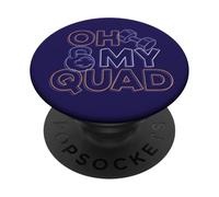 Oh My Quad Funny Leg Day Fitness PopSockets PopGrip Adhesivo