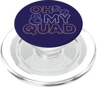 Oh My Quad Funny Leg Day Fitness PopSockets PopGrip para MagSafe