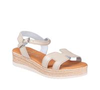 Oh! My Sandals 6011 Sandalia DE Piel Comoda Mujer Hielo 36