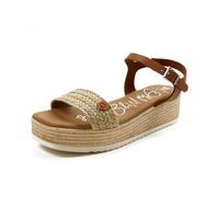 Oh! My Sandals - Sandalia 5691 para: Mujer Color: Cuero Talla: 37