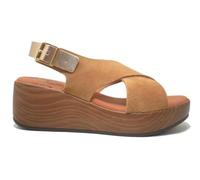 Oh! My Sandals Sandalias con cuñas 6039 Muscade para mujer de piel - Mujer color: No Aplica talla: 38