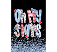 Oh My Stars : A Celebration Notebook Journal| 6x9 inch Writing Journal with 140 lined pages| For Women, Men, Teens, Friends, and Creatives..