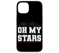 Oh My Stars Cute Patriotic 4th of July Design Carcasa para iPhone 13